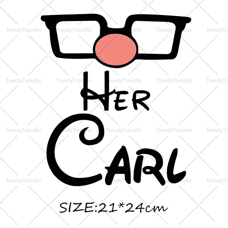 День святого Валентина Любовь Элли и Карл УП Фильм Утюг наклейки Теплопередающие