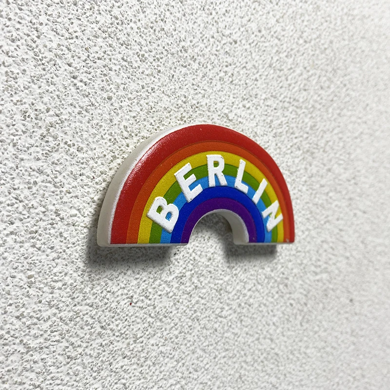 Мемориальные поделки для путешествий в Берлине креативная радужная трехмерная