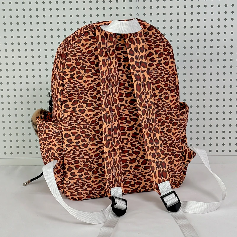 Фото Leopard Casual Backpack Fashion Animal Patterns School Bags Personality Leisure Or Travel Backpacks New In 2025 Cute School Bags №4