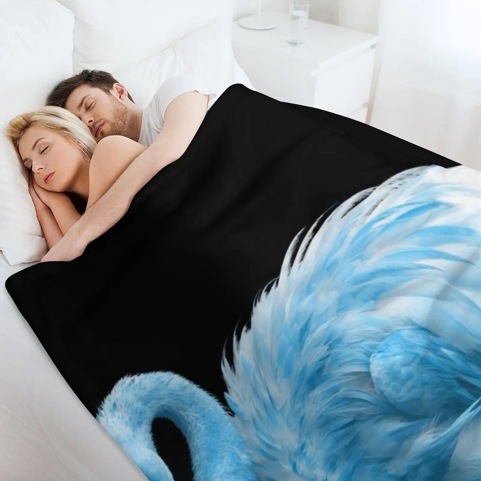 Пушистое одеяло с фламинго для малыша Fujian