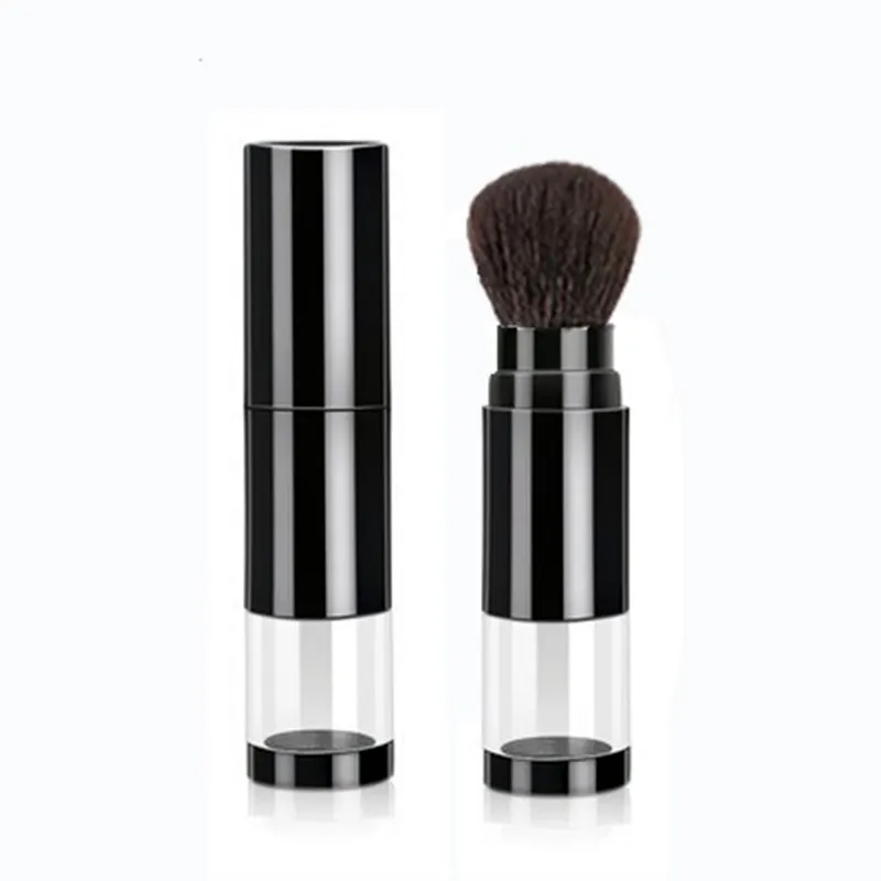 

Nylon Bristles Refillable Cosmetic Brush with Large Dispenser Bowl Powder Pressing Tool Makeup Brush Foundation Makeup Tools