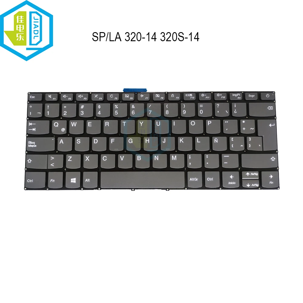 

320-14 Latin Spanish Backlit Keyboard for Lenovo Ideapad 320-14IKB 320-14AST 14IAP 320-14ISK 320S-14IKB PC LA/SP Spain keyboards