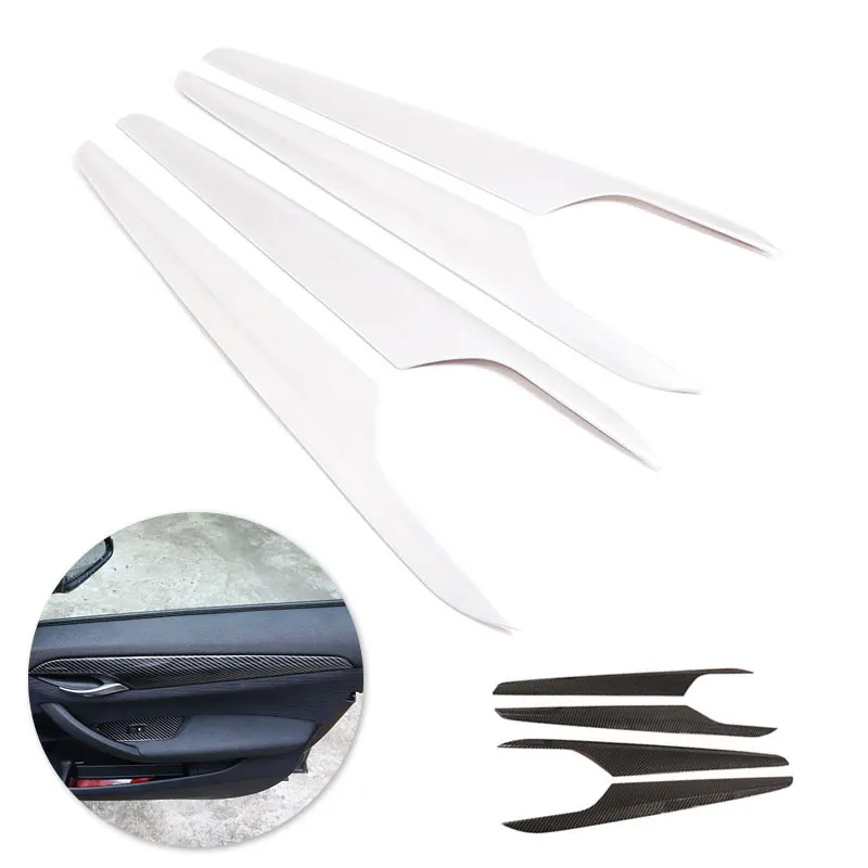 

For BMW X1 E84 2011 2012 2013 2014 2015 Interior Car-styling Door Window Panel Cover Strip Carbon Fiber Texture Decor