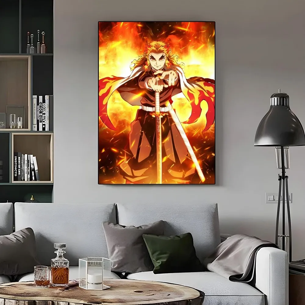 D-Demon S-Slayer аниме японский плакат бумажная печать для дома гостиной спальни входа