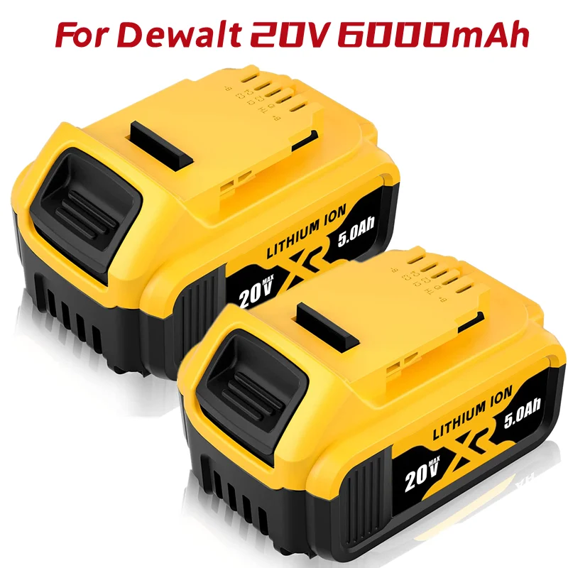 

1-3Pack 20V/18V 5000mAh Replacement Battery Compatible with Dewalt DCB200 DCB203 DCB204 DCD780 DCD785 Li-ion Battery Tools