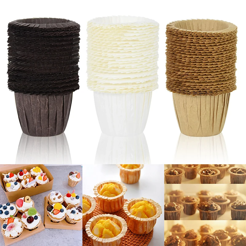 

30pcs Cupcake Wrappers Liners Paper Cup Cake Baking Cups for Wedding Birthday Party Muffin Boxes Cupcake Cases Kitchen Supplies