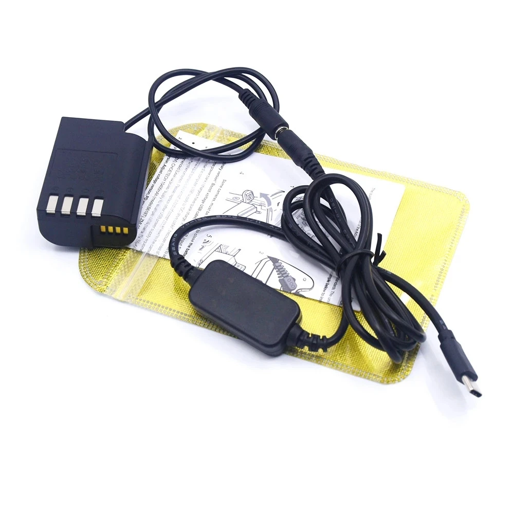 Поддельная батарея + преобразователь USB Type-C PD в кабель постоянного тока для