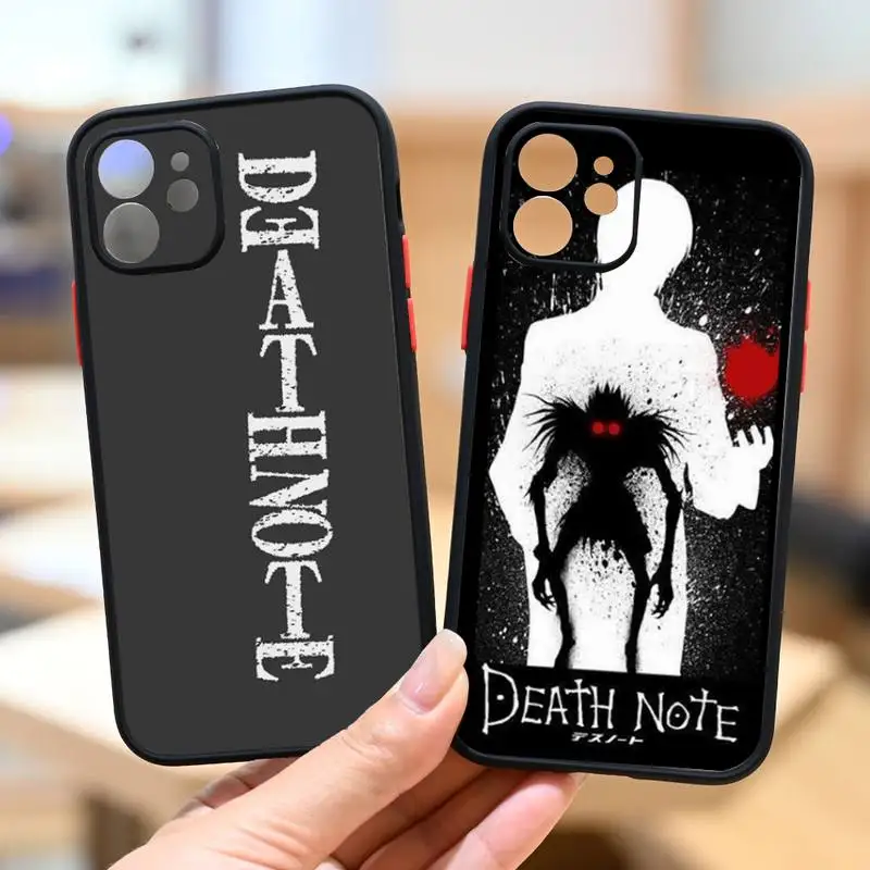 

Manga Death Note Ryuk Phone Case IPhone 12 11 13 14 Pro Max X XR XS SE2020 7 8 Plus Hard Shockproof Cover Case
