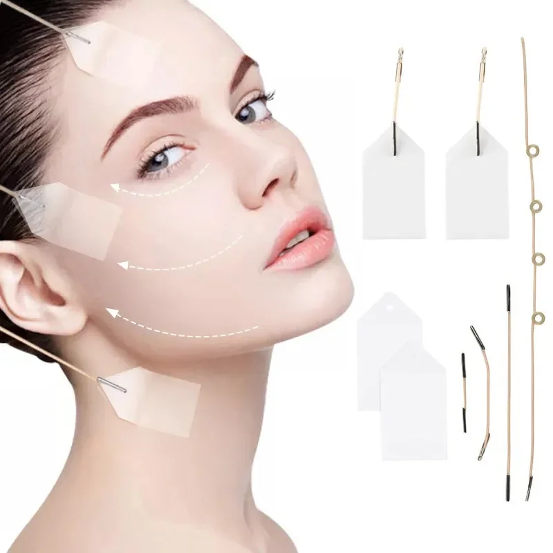 

Facial Face V-Shape Makeup Wrinkle Fast Thin SkinFace Adhesive 40Pcs/Set Stickers Invisible Up Chin Line Lift Tape Sagging Face