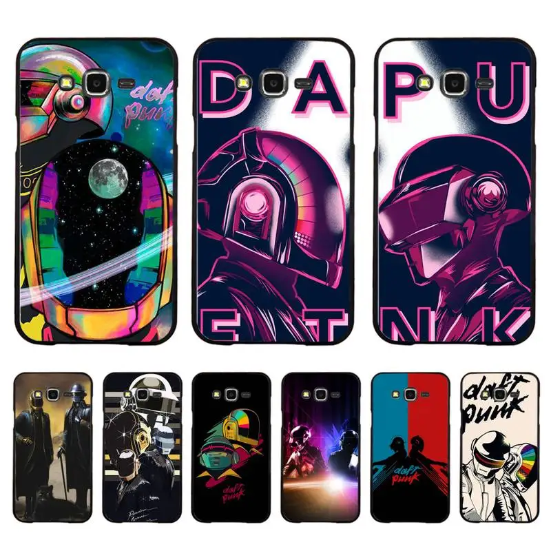 Rock music Daft Punk Helmet Phone Case for Samsung A51 A30s A52 A71 A12 for Huawei Honor 10i for OPPO vivo Y11 cover