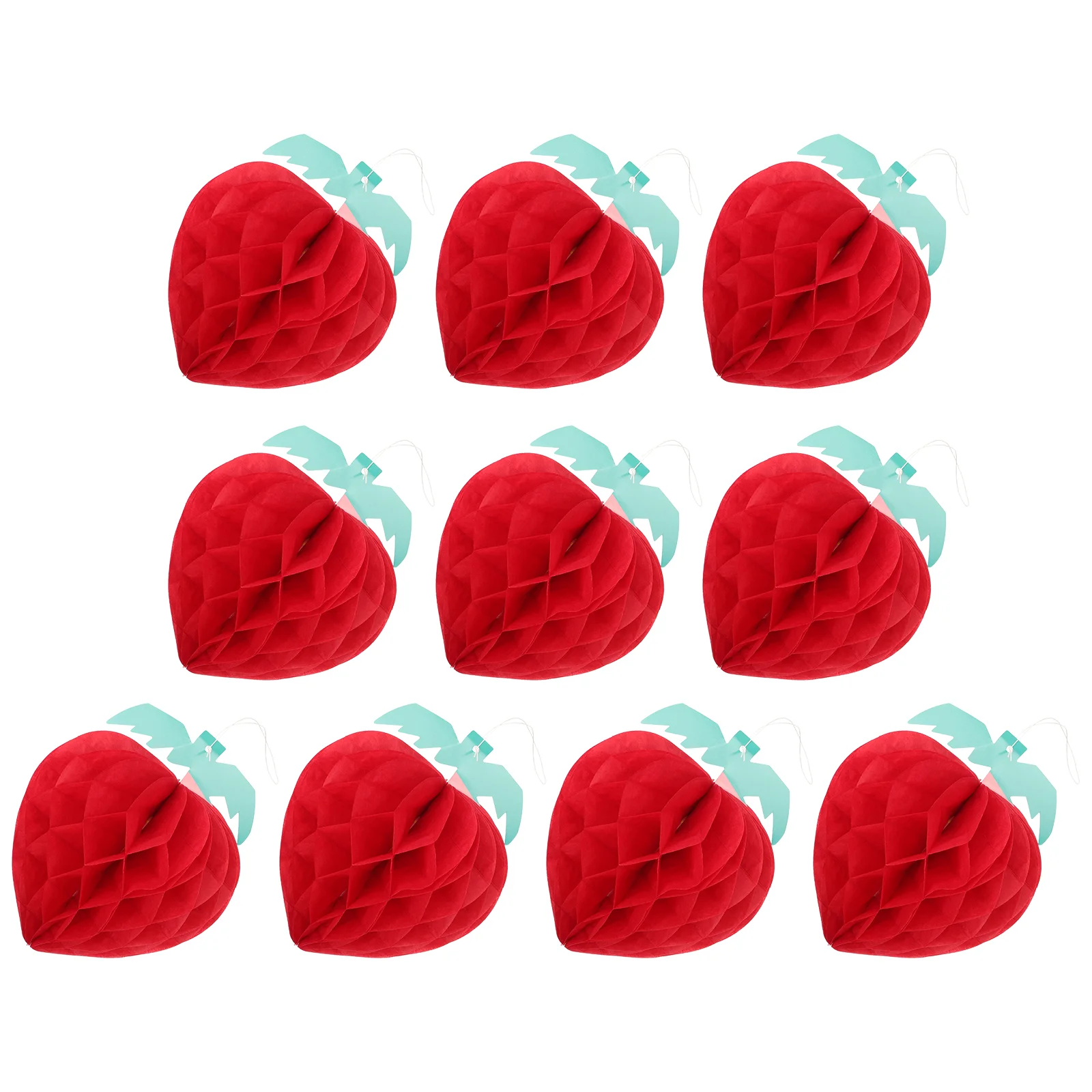 

Strawberry Honeycomb Paper Ball Party Balls Hanging Tissue Decorations Wall Birthday Flower Decor Decoration Banner Fruit Decors