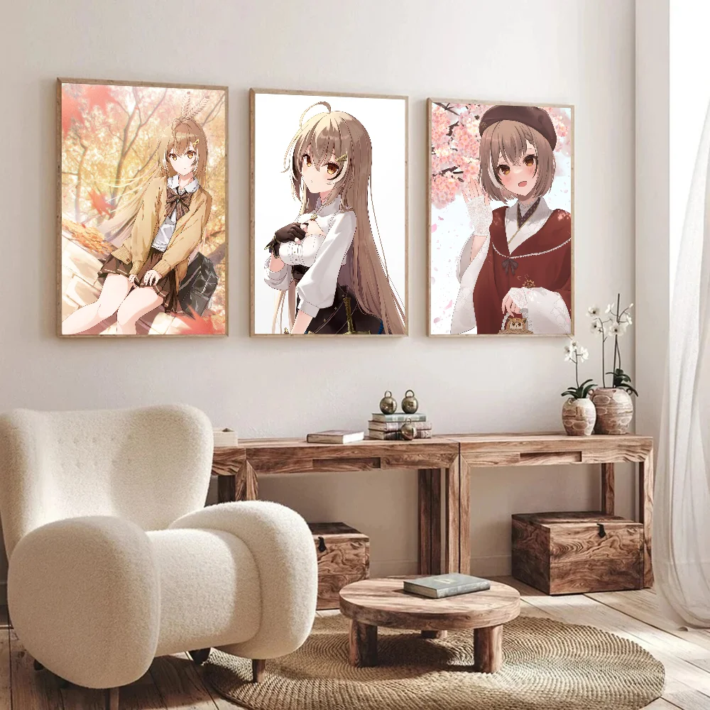 Самоклеящаяся водонепроницаемая бумажная наклейка Nanashi Mumei Hololive Girl Channel