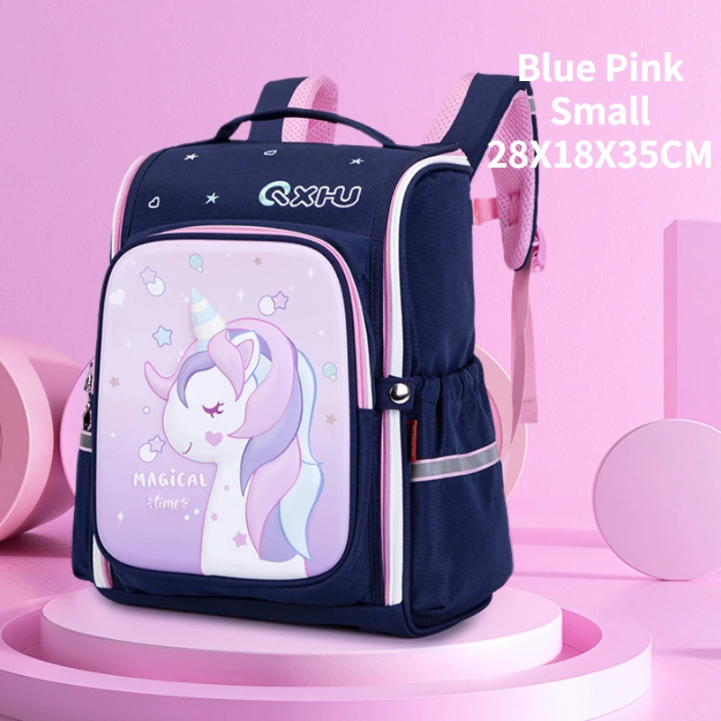 Grade 1-6 Children Dinosaur Unicorn Backpacks Girls Boys Student Schoolbags Primary Kids Anime Large Backpack Sac Licorne Hot