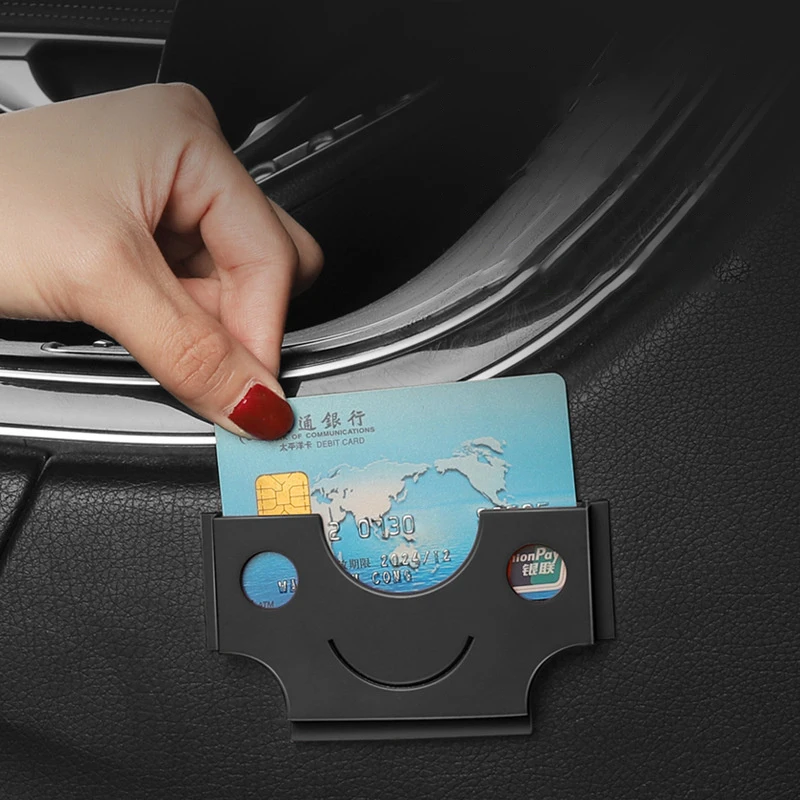 

Multifunction Card Holder Car Parking Ticket Clip Windshield Mount Fastener for Auto Dashboard Door Sun Visor Organizer Stickers