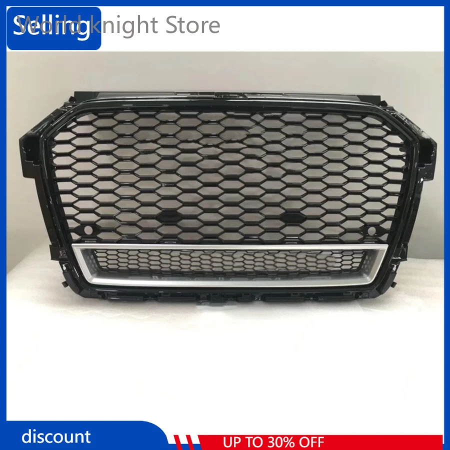 

Car Front Bumper Grille Grill for Audi RS1 for A1/S1 Grill 2015 2016 2017 2018 car accessories fast ship