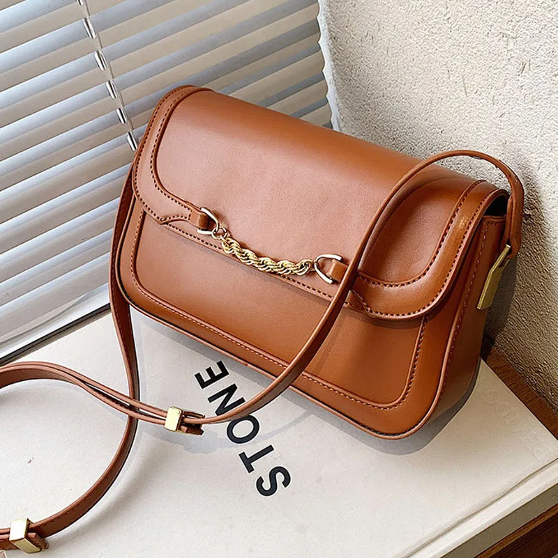 

Retro Bags Spring and Summer 2022 New All-match Fashion Ladies Luxury High-quality Casual Simple One-shoulder Small Square Bag