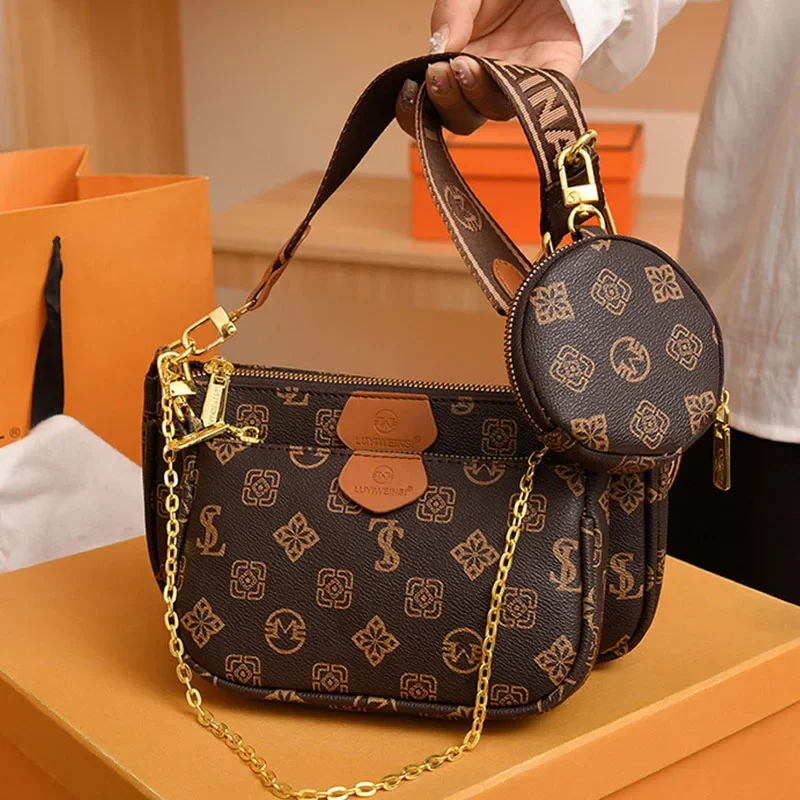 Женская модная большая сумка Повседневная на плечо с застежкой пуговицы