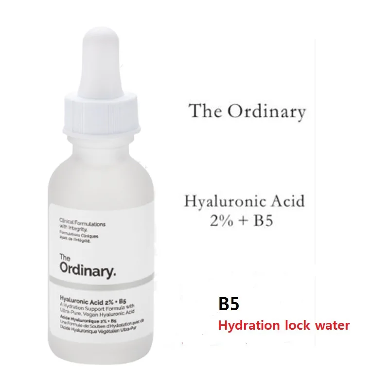 

Ordinary Hyaluronic Acid 2% + B5 Hydration Support Formula 30ml Anti Aging Firming Whitening Brighten Moisturizing Face Serum