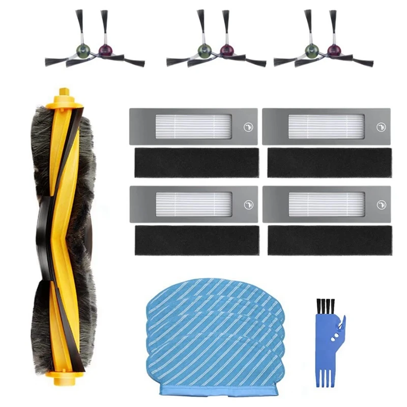

Replacement Parts Roller Brush Side Brush HEPA Filters Compatible For Ecovacs 920 950 Robot Vacuum Cleaner Accessories