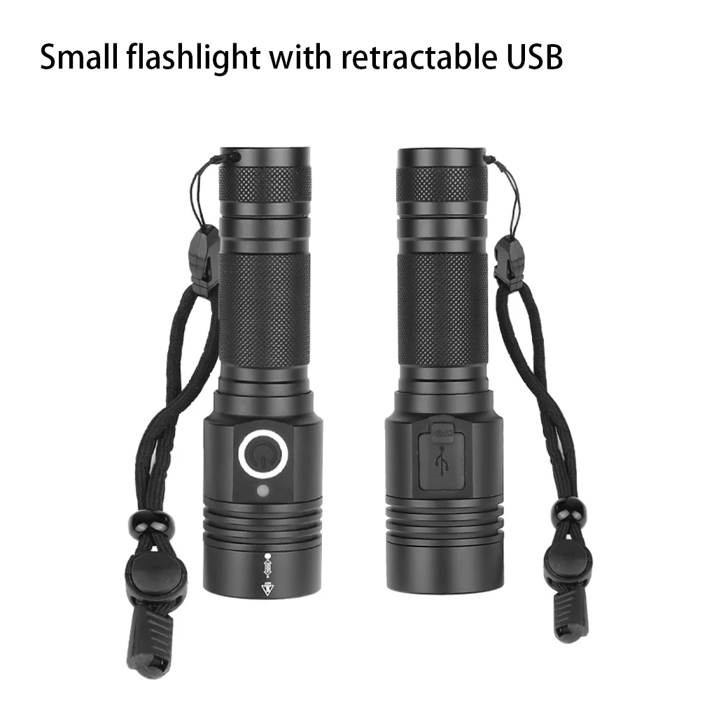 

Magnetic Flashlights Brightness Strong Outdoor Torch Lantern Battery Modes Camping Emergency Hiking Fishing No
