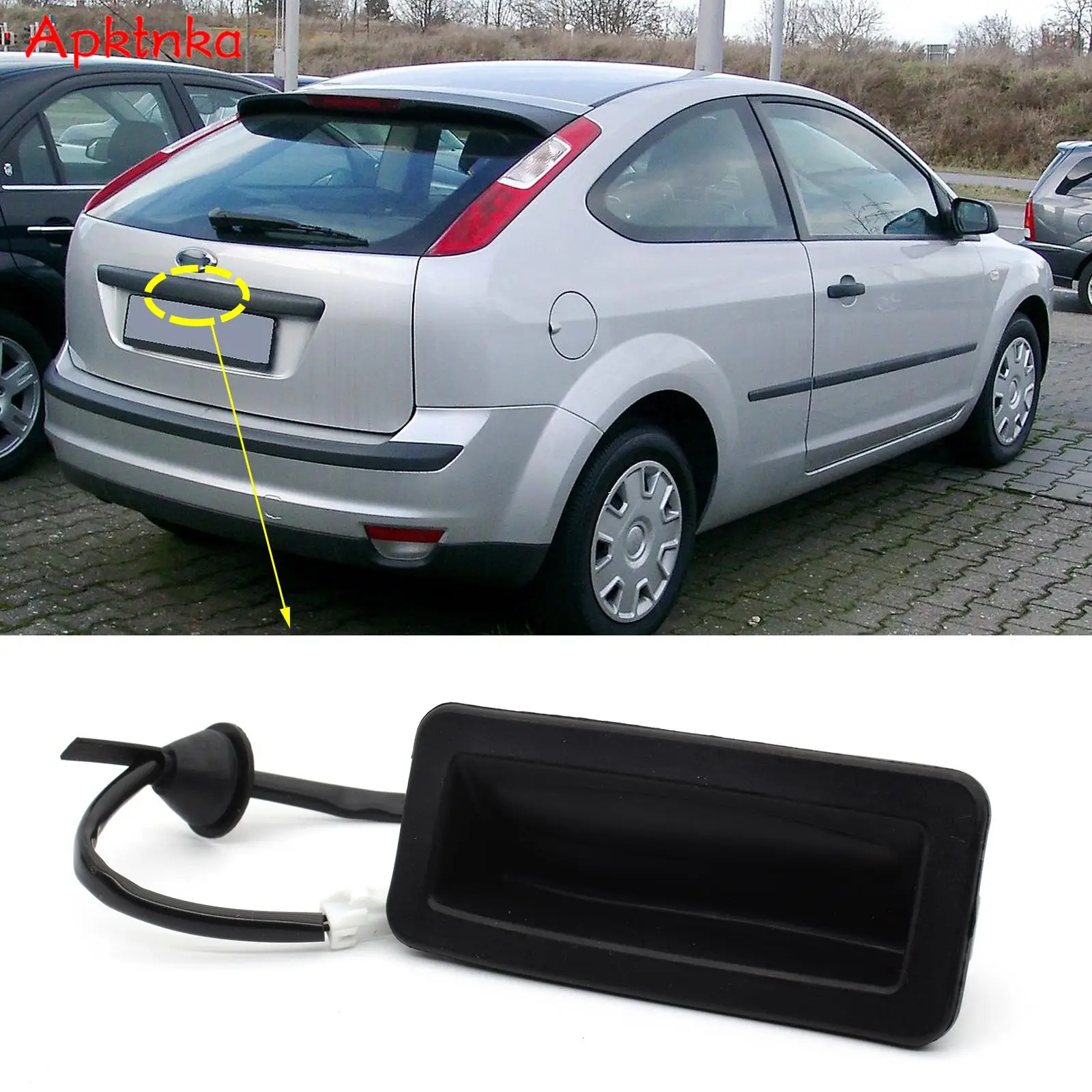 

Для Ford Focus MK2 2004-2012 C-Max MK1 2003-2006 контроллер переключателя багажника с жгутом проводов, ручка, кнопка крышки