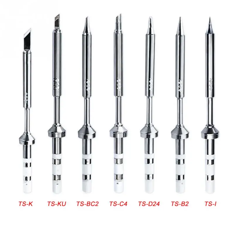 

Original 1 Piece Specific Replacement TS100 Soldering Iron Tips 7 Types For Soldering Iron Iron Soldering Accessory