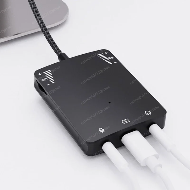 Внешний адаптер звуковой карты Type-C или a-pple для телефона USB-C к разъему 3 5 мм