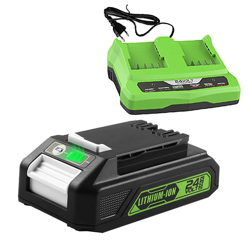

New Upgrade Replacement Greenworks 24V Battery 3000mAh Lithium Battery Compatible with Greenworks 24V 48V Tools Series