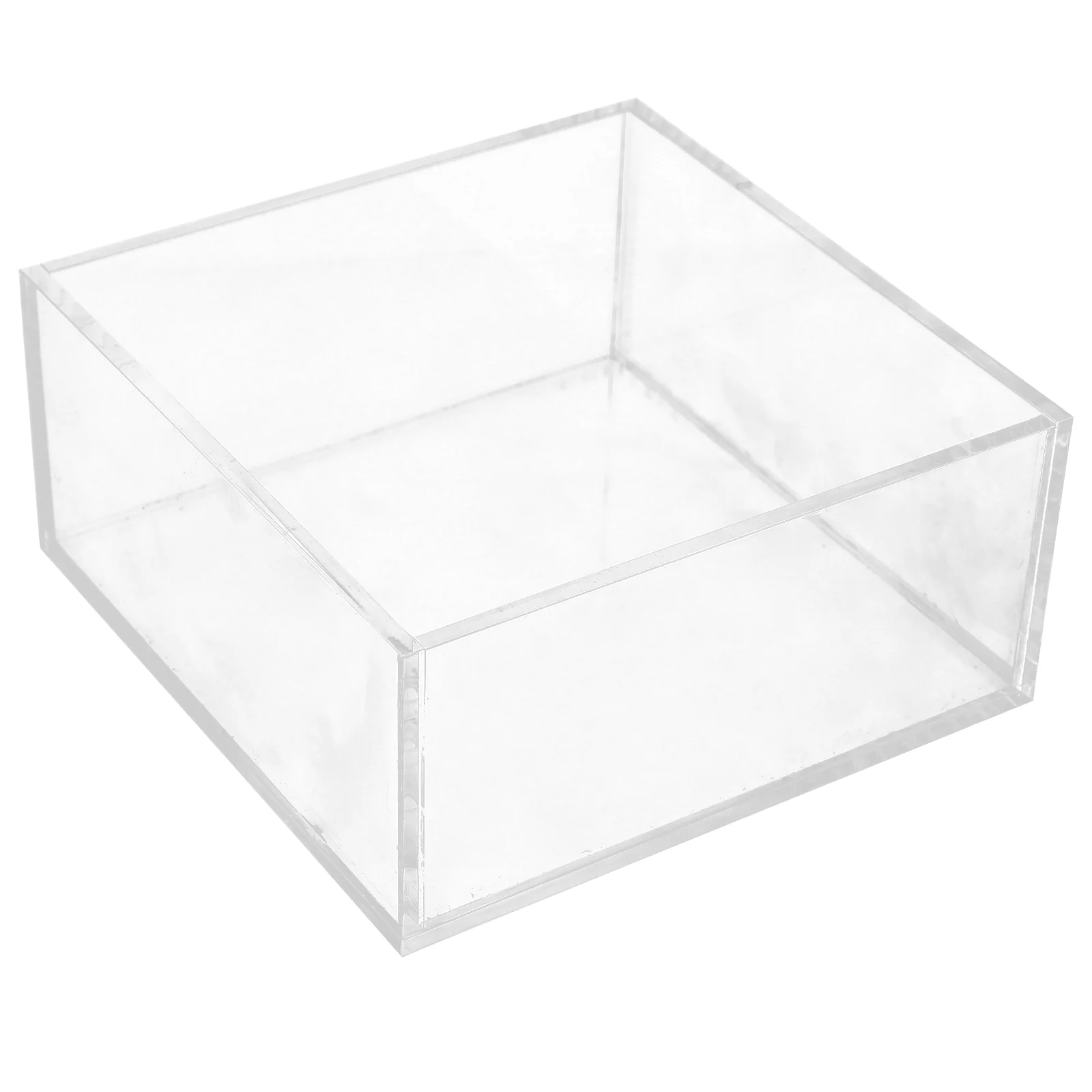 

Table Tissue Box Transparent Paper Tissue Dispenser Tissue Box for Dining Table