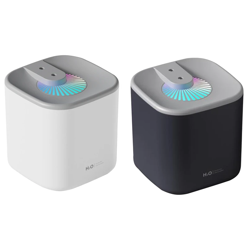 

Home Air Humidifier 3000ML Double Nozzle Cool Mist Aroma Diffuser With Coloful LED Light USB Humidificador