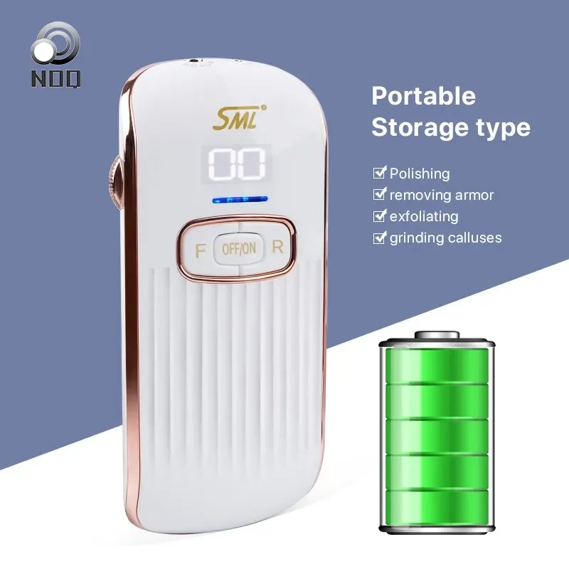 NOQ дрель для ногтей перезаряжаемая электрическая пилочка акриловая полировка