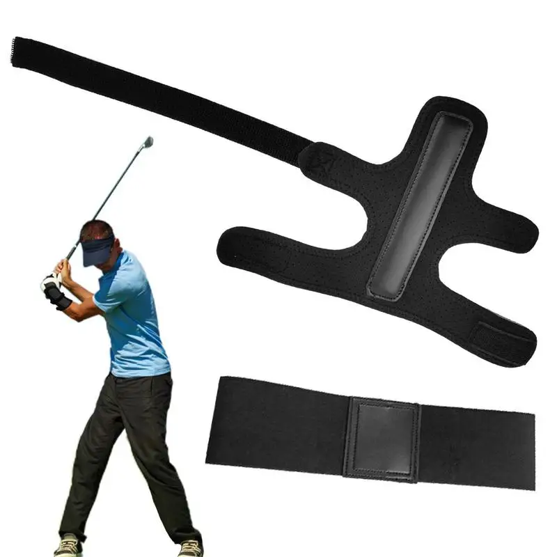 

Grip Trainer Golf Golf Trainer Helper Waist Brace Soft Fabric Timely Feedback Practice Swing Ergonomic Design Gift For Golf