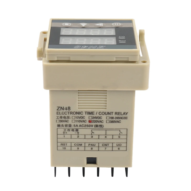 ZN48 AC220V цифровой счетчик реле времени многофункциональный измеритель частоты