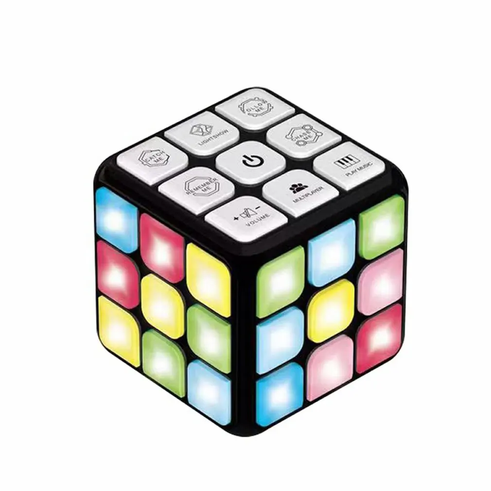 

Electric Sound and Flash Musical Variety Decompression Magic Cube Toys Intelligence Develop Lighting 7 Games Modes For Kids