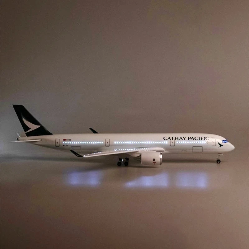 Самолёт A350 B747 47 см масштаб 1/142 модель авиакомпании Cathay Pacific светильник кие