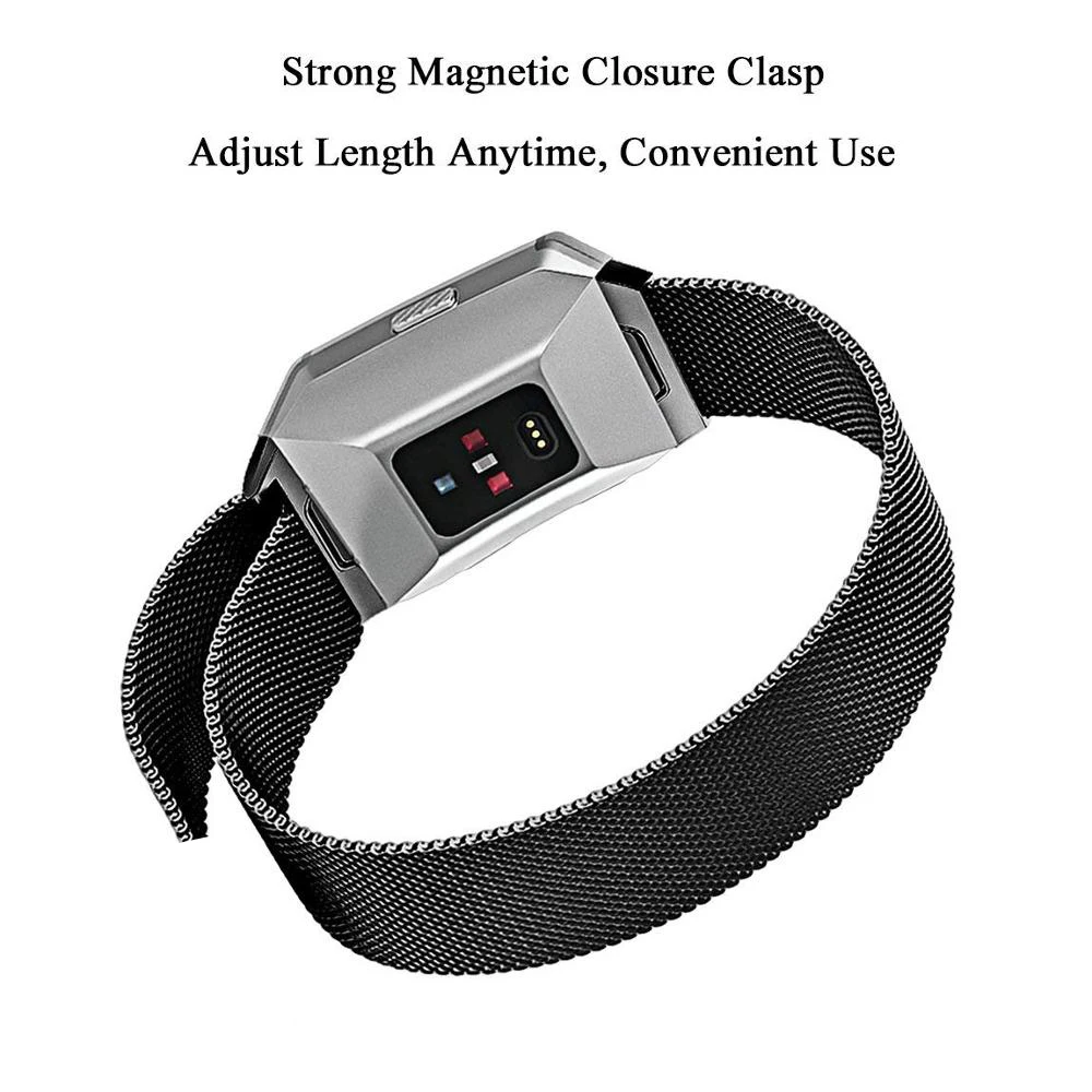Metal Straps for Fitbit Ionic Band Magnetic Steel Replacement Watch Bands Wristband Smartwatch Bracelet for Fitbit Ionic images - 6