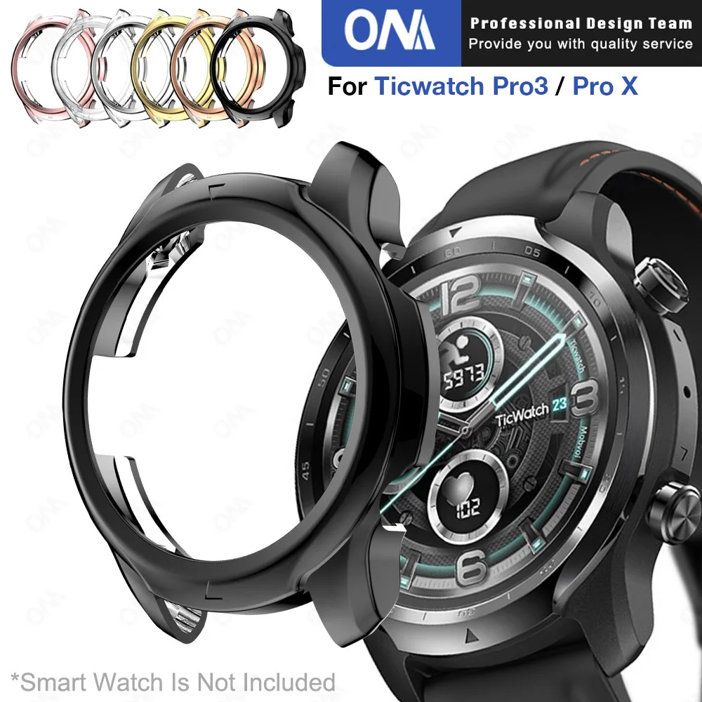 Ультратонкий защитный чехол для Ticwatch Pro3 Pro 3/X Мягкий с отверстиями умных часов
