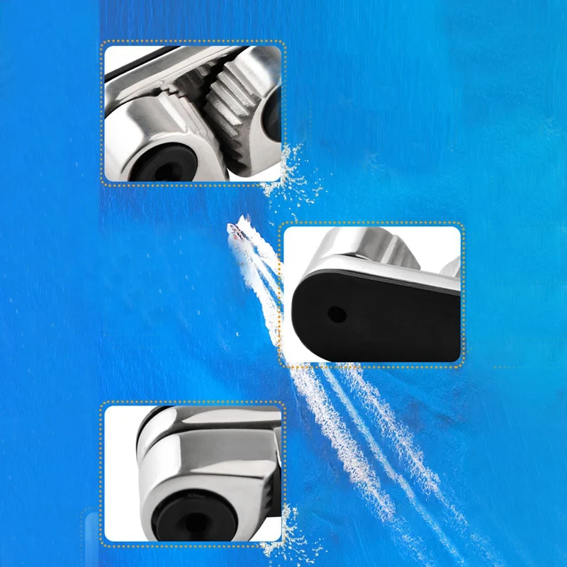 316 нержавеющая сталь 2-рядный шарикоподшипник скоба ведущий ремень шнур для лодки