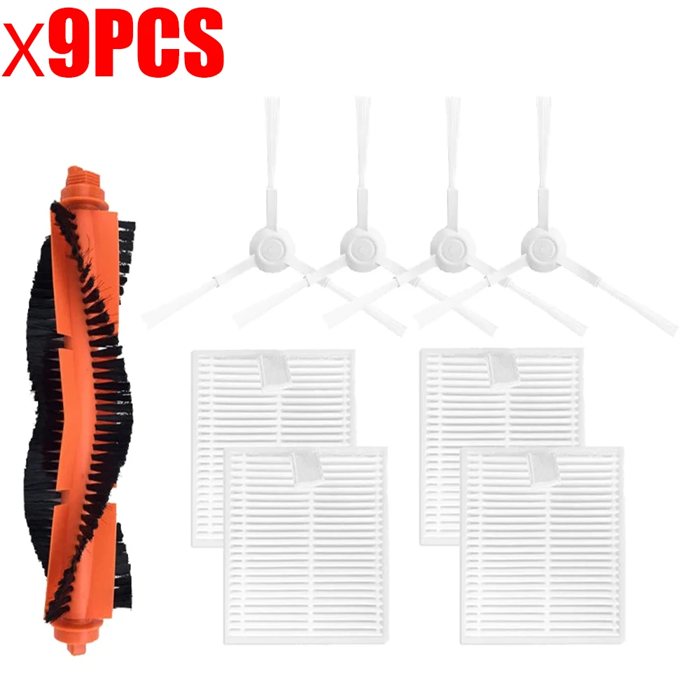 

Запасные части для робота-пылесоса Xiaomi E10 E12 B112, Швабра, боковая щетка, фильтр НЕРА, тряпка, сменные детали