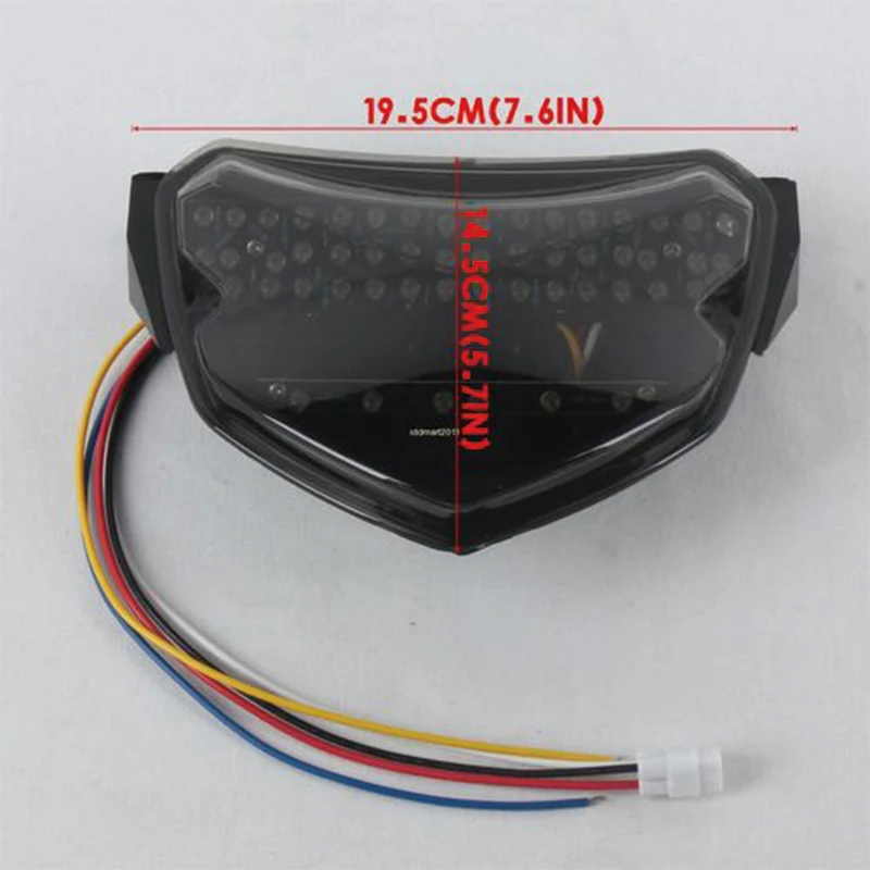 Светодиодный задний фонарь светильник стоп-сигналы поворота встроенный ясно для