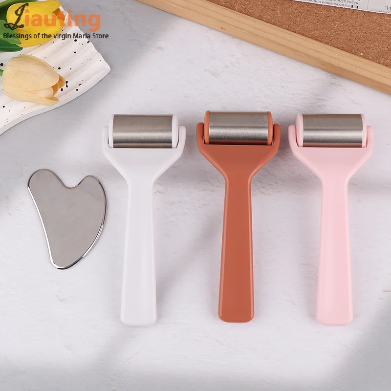 2 шт. ролик для льда лица из нержавеющей стали металлический набор инструментов