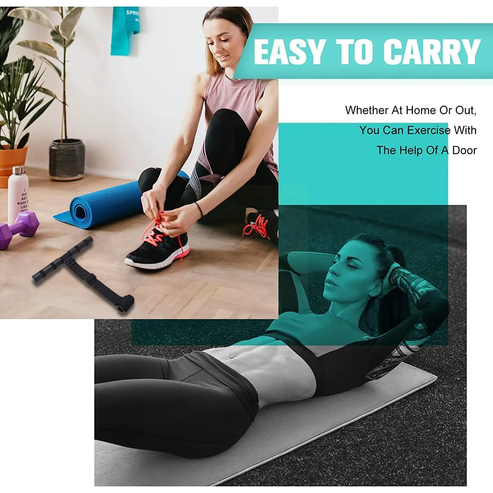 

Portable Sit-up Aids Body Stretching Accessories Abdominal Device For Men & Women Sit Up Bar For Home Work Or Travel G8z3