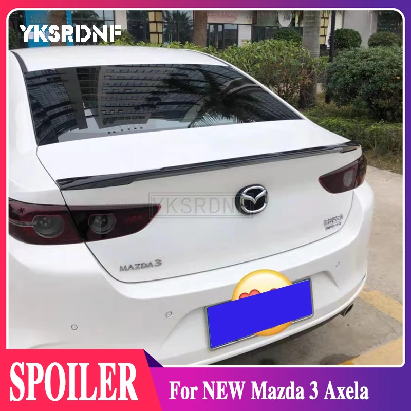 

Для нового автомобильного украшения Mazda 3 Axela 2019 2020 2021 из АБС-пластика краска цвет задний спойлер для багажника