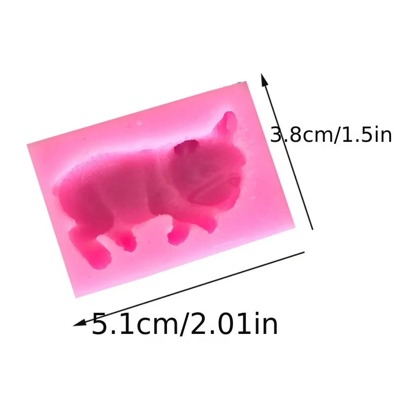 1 шт. силиконовая форма для выпечки бульдог
