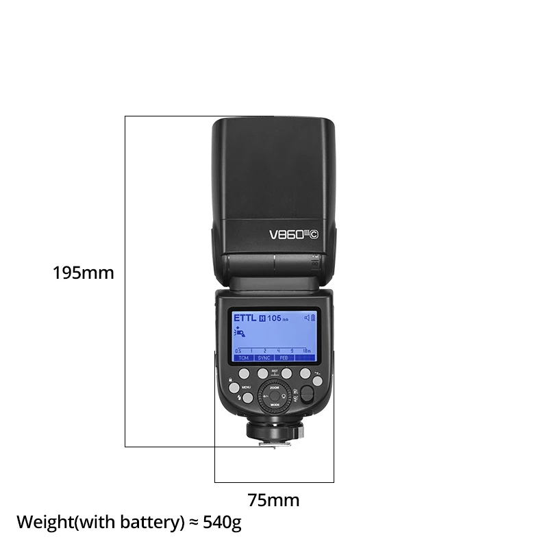 Вспышка Godox V860III V860 III Speedlite E-TTL HSS для камер Canon, Sony, Nikon, Fuji, Olympus, Panasonic, Pentax. (art.: 3920dd0d871b3) - 3920dd0d871b3