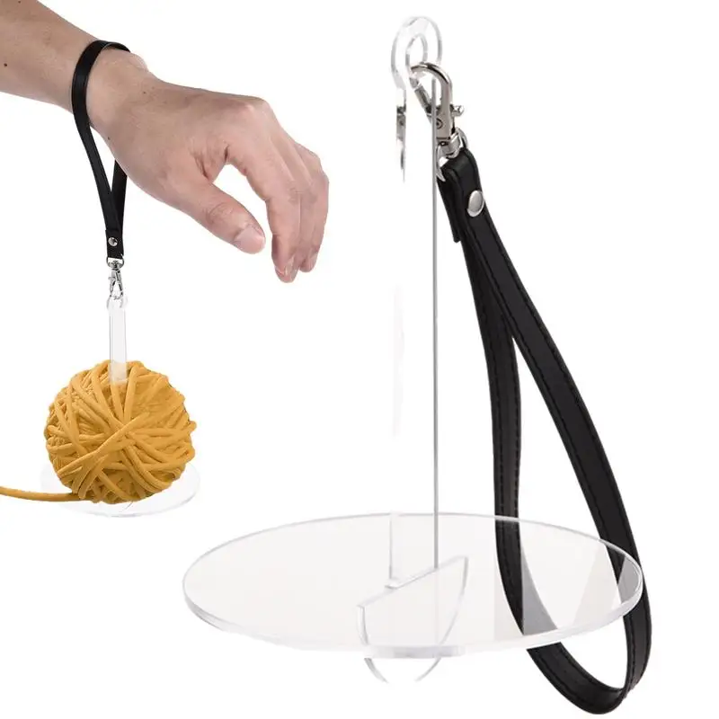 Держатель для струн съемный акриловый держатель пряжи многоразовый легкий на