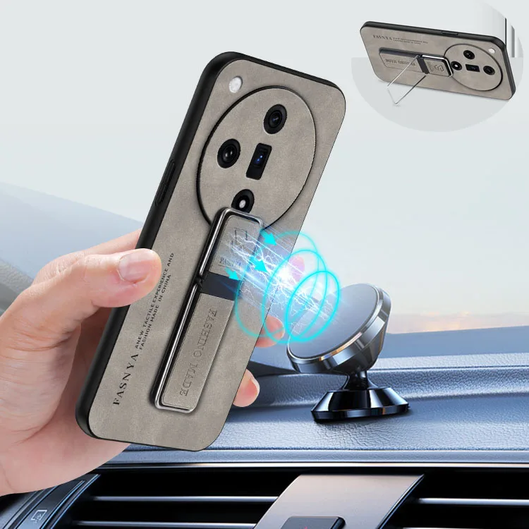 Роскошный Магнитный кожаный чехол из овечьей кожи для OPPO Find X7 Ultra X7Ultra Мягкий