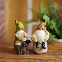 garden gnomes resin statues figurine dwarf miniatures ornaments sculpture for outdoor yard