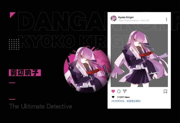 Аниме Danganronpa Mioda Ibuki Kirigiri Kyoko Yasuhiro Taeko Toko Fukawa Kazuichi Souda значок для косплея