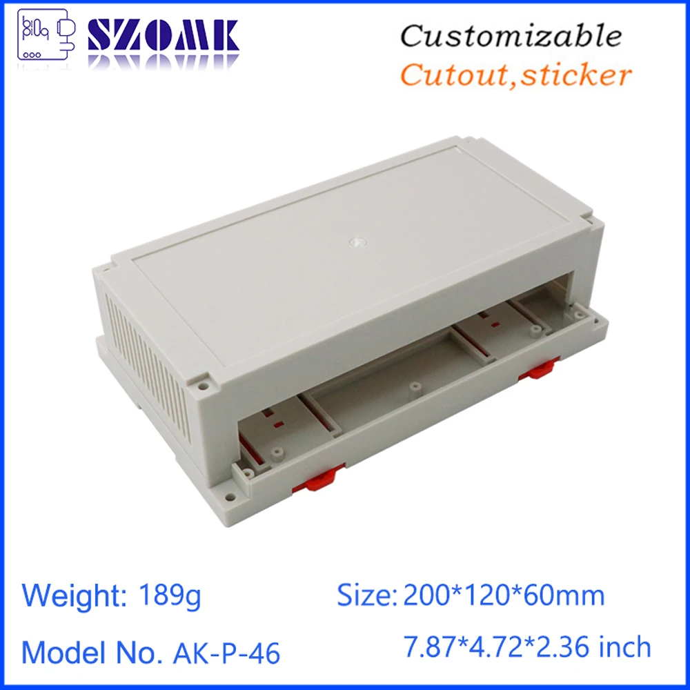 

Пластиковый корпус для DIN-рейки SZOMK AK-P-46 200*120*60 мм